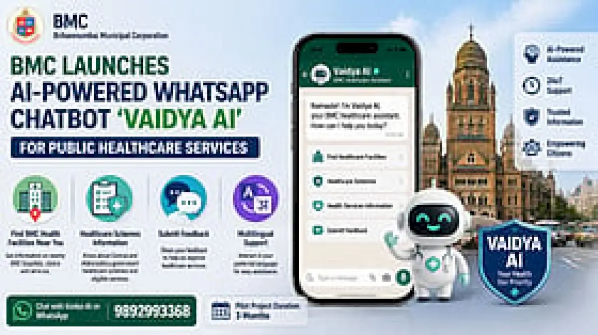 BMC launches Vaidya AI WhatsApp chatbot for Mumbai healthcare
