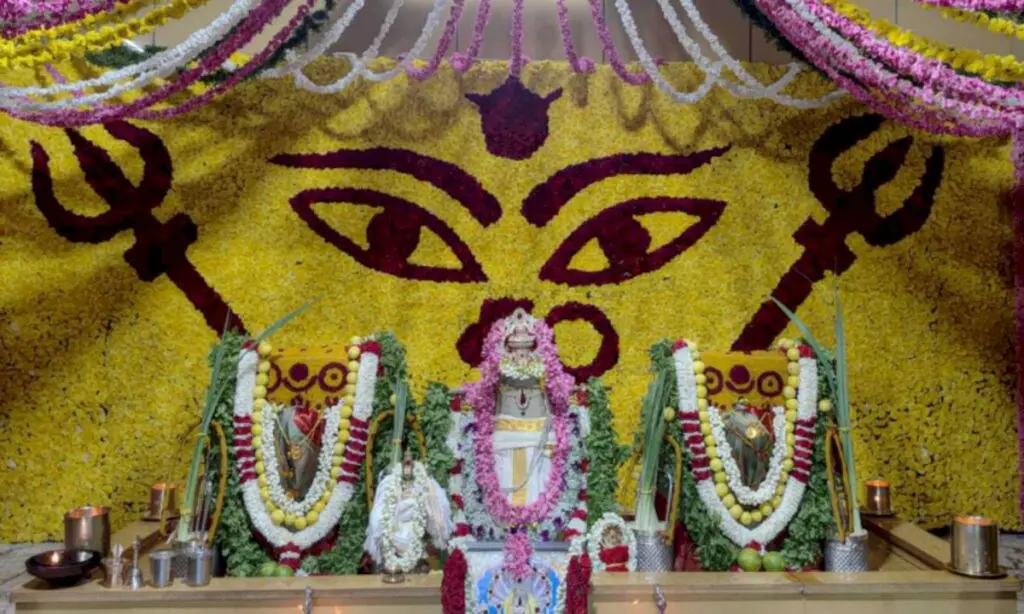Bhagavathi Seva performed on Sravana Sukravaram at Chenchu Lakshmi Ammavari temple