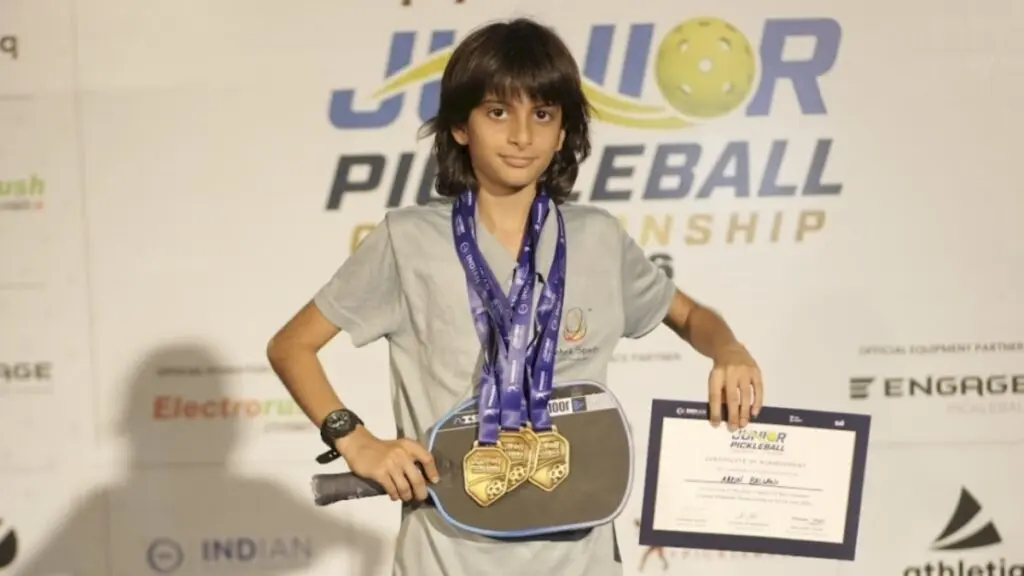 11-year-old Aarin Ballani to represent India at Pickleball World Cup