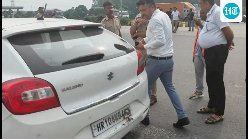 Nearly 100 challans for tampered number plates at Karnal toll plaza