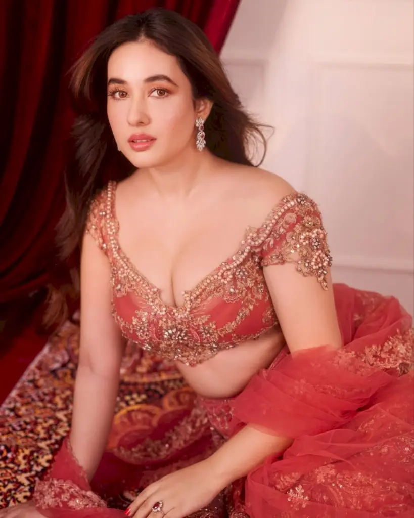 Aditi Budhathoki dazzles in traditional lehenga look