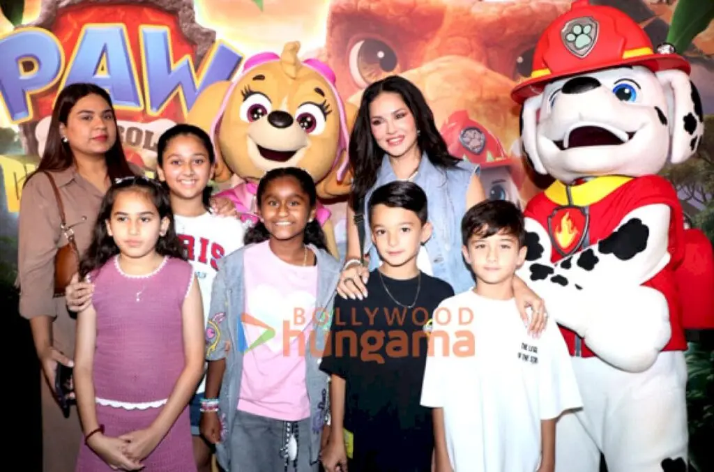 Sunny Leone at Paw Patrol 3 screening with Kishwer Merchant, Suyyash Rai
