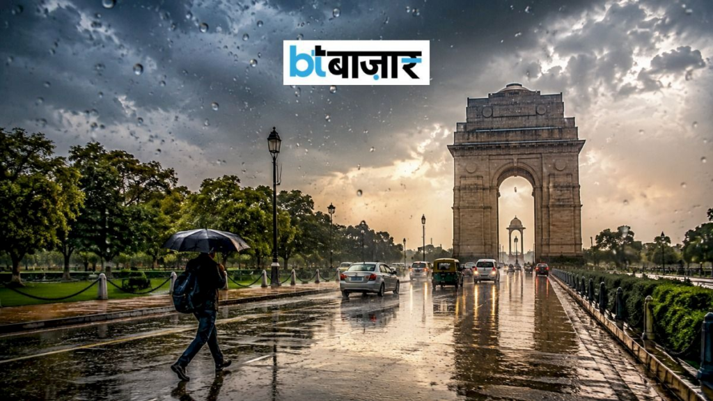 Delhi Gets Heavy Rain as IMD Issues Orange Alert