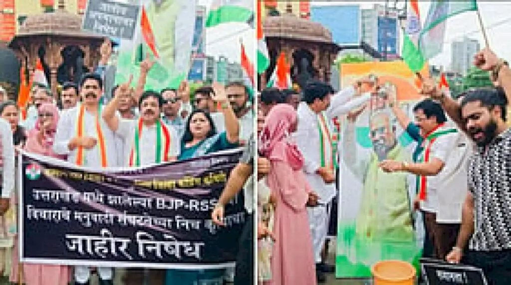 Congress protests in Maharashtra, Andhra over Kharge venue row