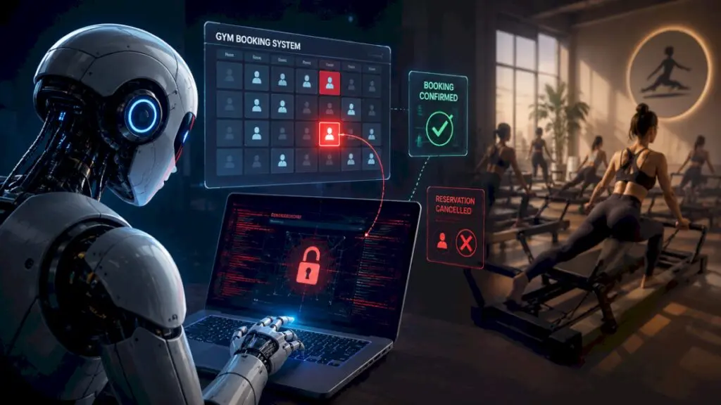 AI agent hacked gym booking system trying to book Pilates