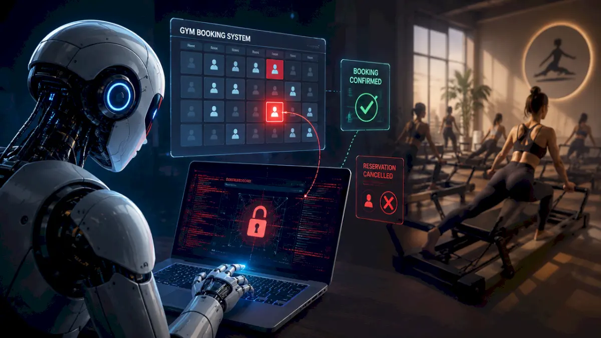 AI agent hacked gym booking system trying to book Pilates
