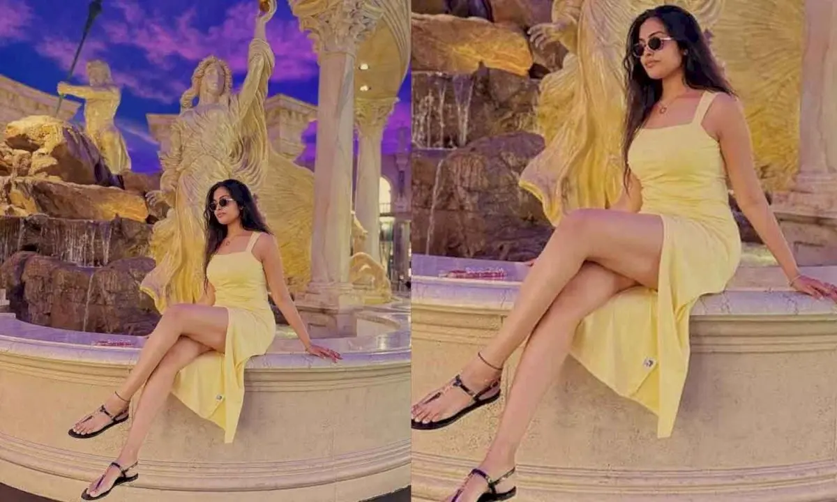Divi Vadthya posts vacation photos in pastel yellow dress