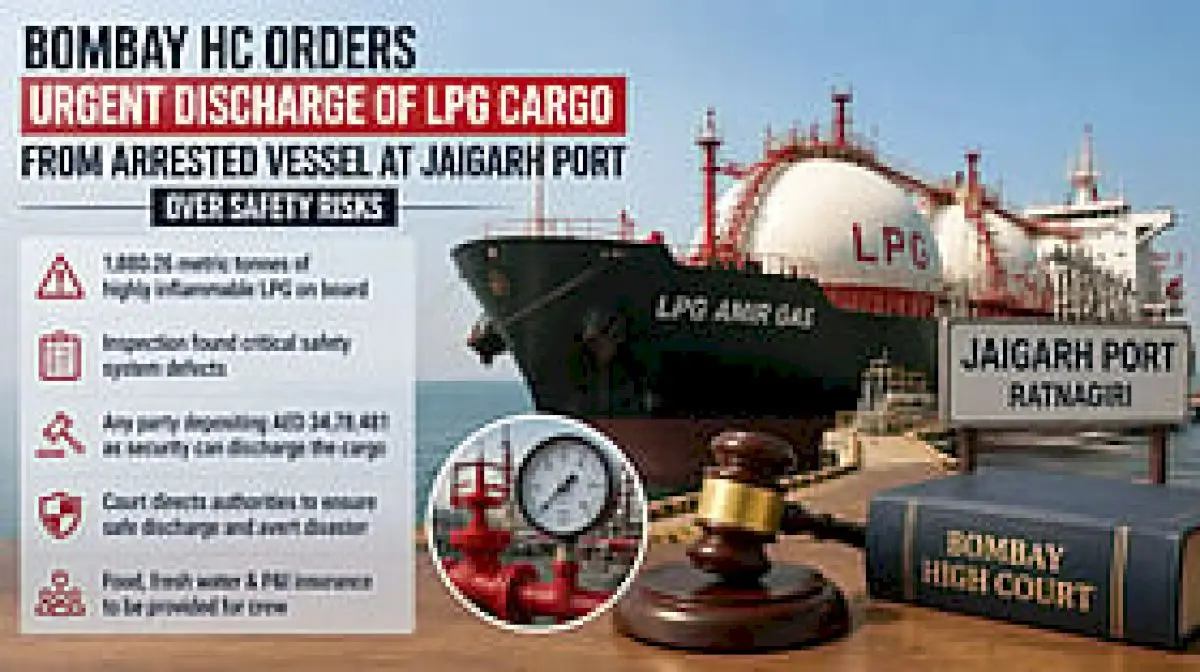 Bombay HC orders urgent LPG discharge from vessel with safety defects
