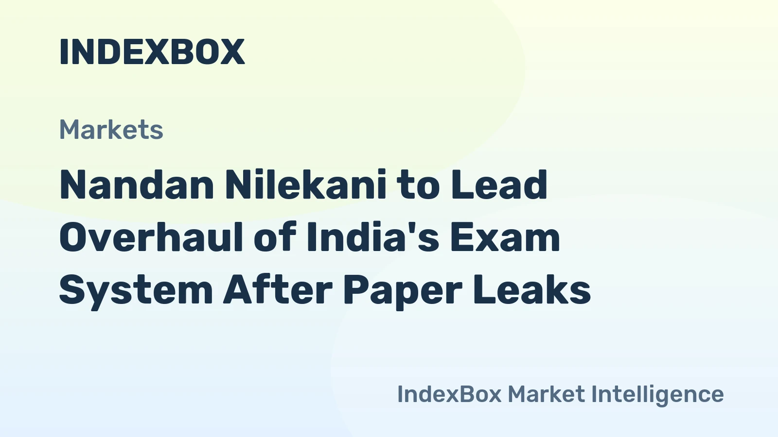 Nilekani task force to overhaul exam system after paper leaks