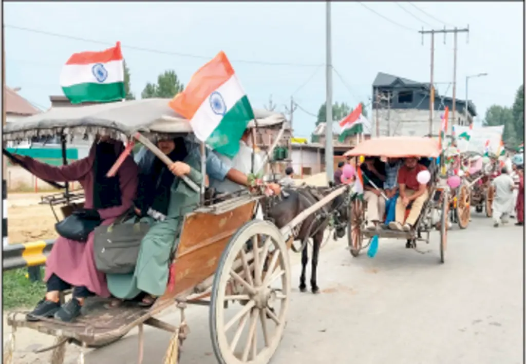 Sopore hosts Tonga Tiranga rally ahead of Independence Day