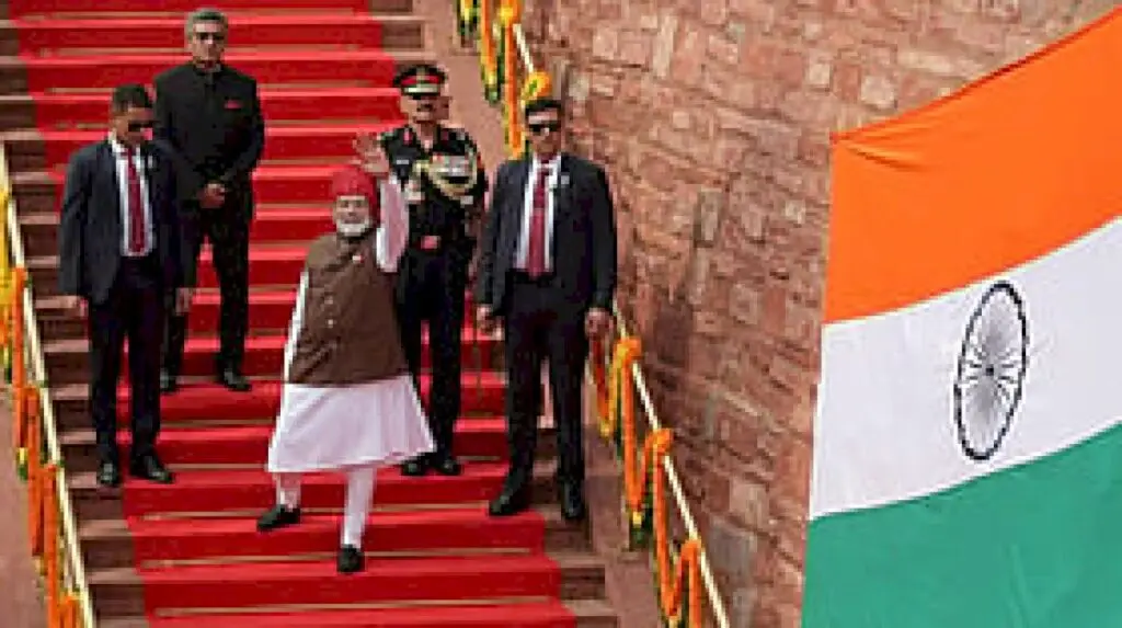 Modi’s 75-minute Independence Day speech shortest in four years