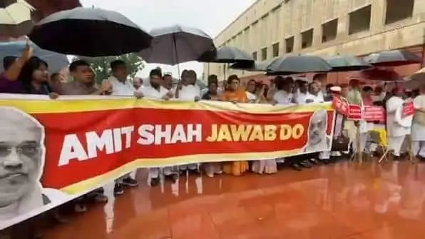 Opposition protests Ram Temple donation theft, police action in Parliament