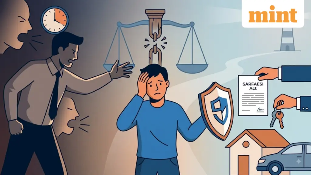 Loan default does not permit instant property seizure or harassment