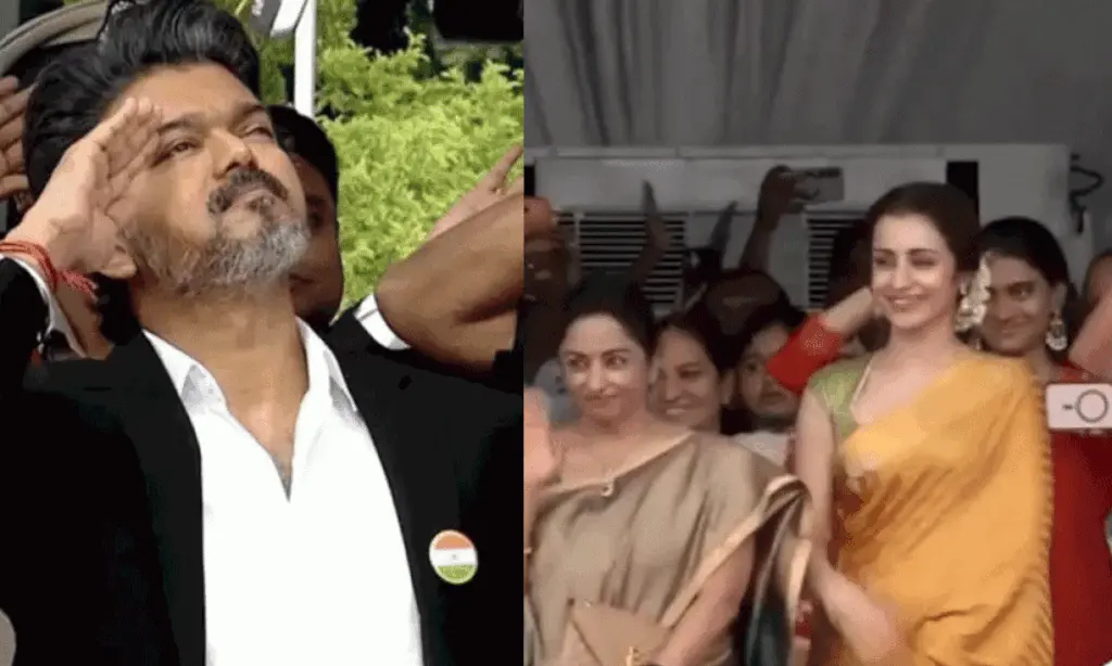 తమిళనాడు వేడుకల్లో విజయ్‌కు త్రిష సెల్యూట్‌పై సోషల్ మీడియాలో చర్చ