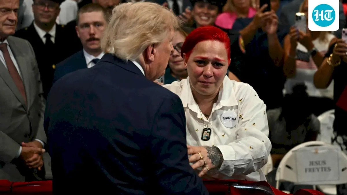 Trump hugs parents of Bronx boy killed by stray bullet