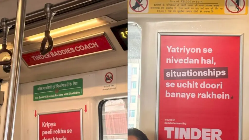Tinder’s Delhi Metro ‘Situationships’ Ad Goes Viral Online