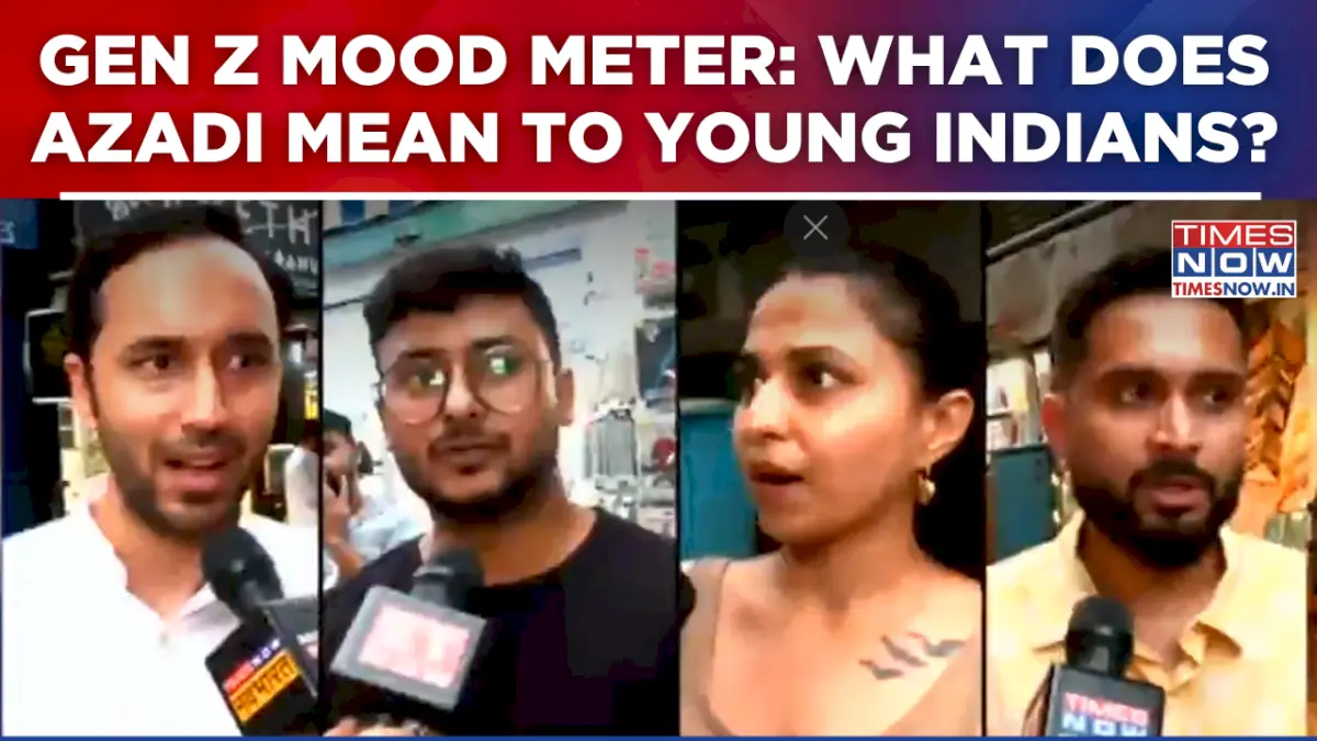 Times Now episode asks India’s Gen Z what freedom means