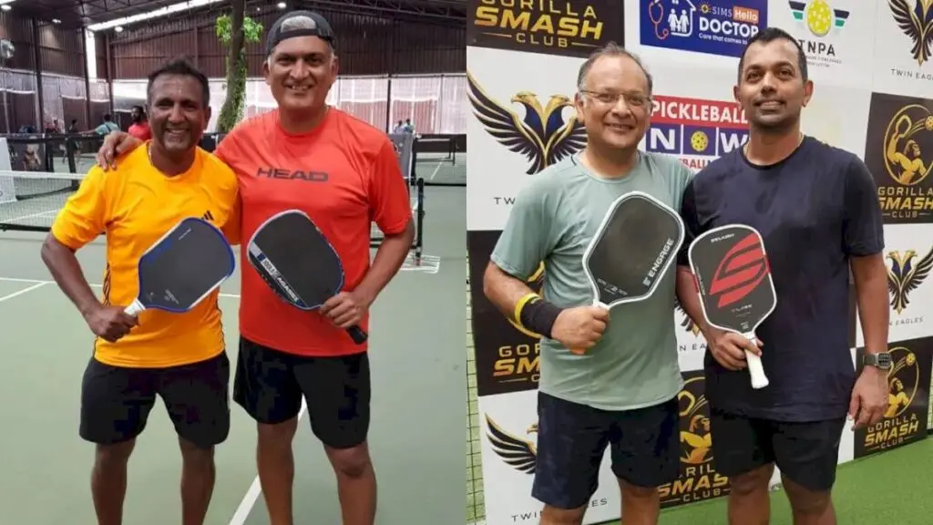 Gowtham, Stephen Raj Win Pickleball Doubles Title in Chennai