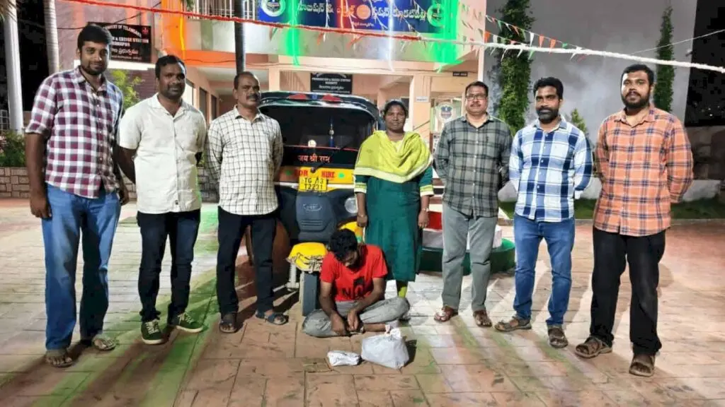 Auto-driver arrested with 1.45 kg ganja in Hyderabad