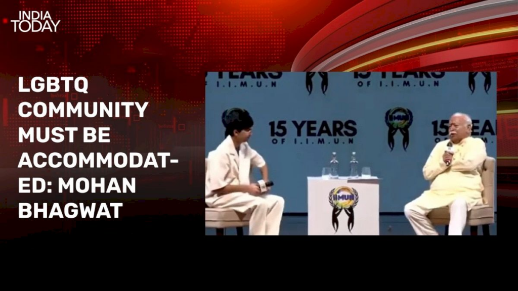 Bhagwat says LGBTQ people belong in society, invokes Gen Z phrase