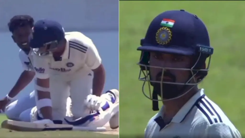 Jaiswal run out for 32 after bizarre collision with bowler Nuwantha