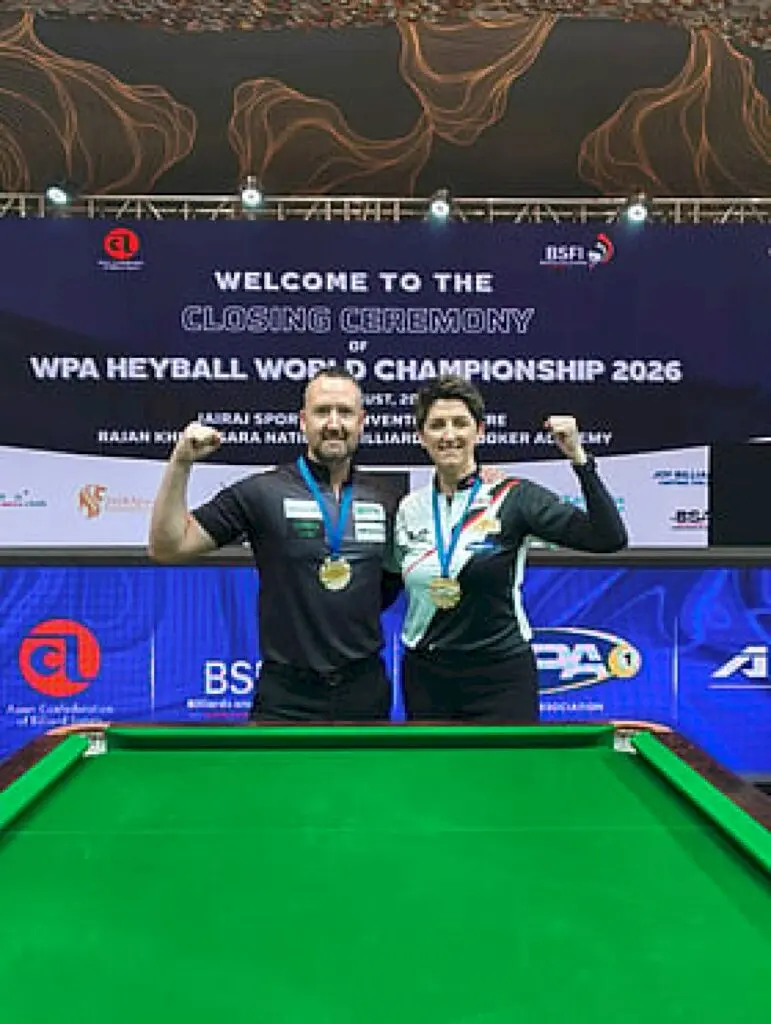 Kelly Fisher, Gareth Potts retain Heyball World titles in Pune