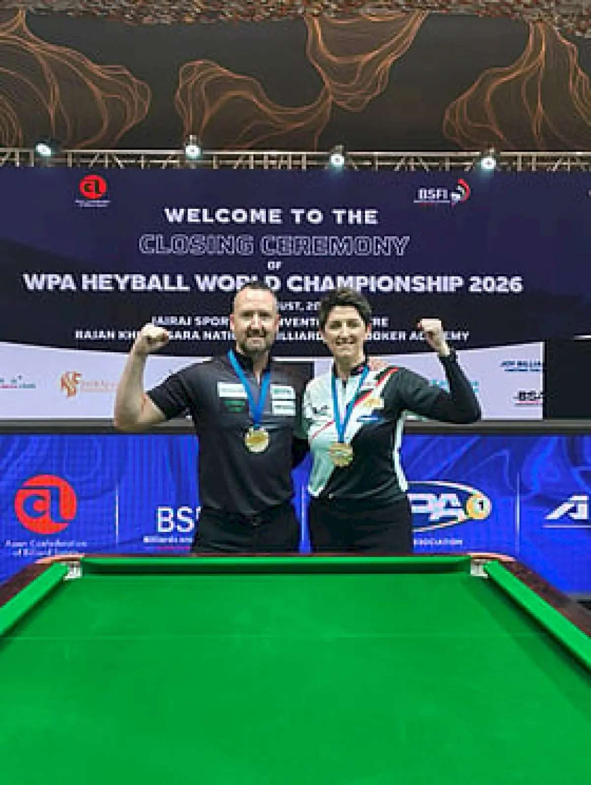 Kelly Fisher, Gareth Potts retain Heyball World titles in Pune