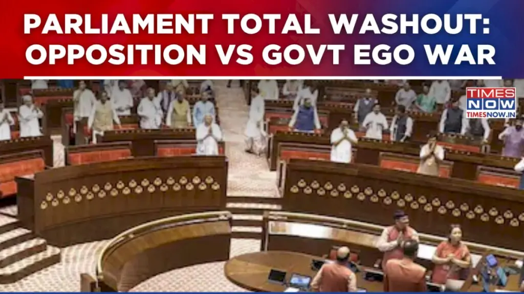 Parliament loses 7,023 minutes, Rs 175 crore in session washout