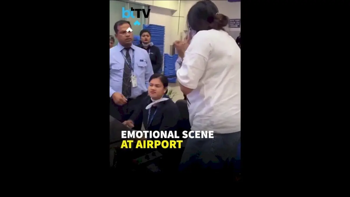 Mother breaks down at Bhubaneswar airport after IndiGo cancels flight