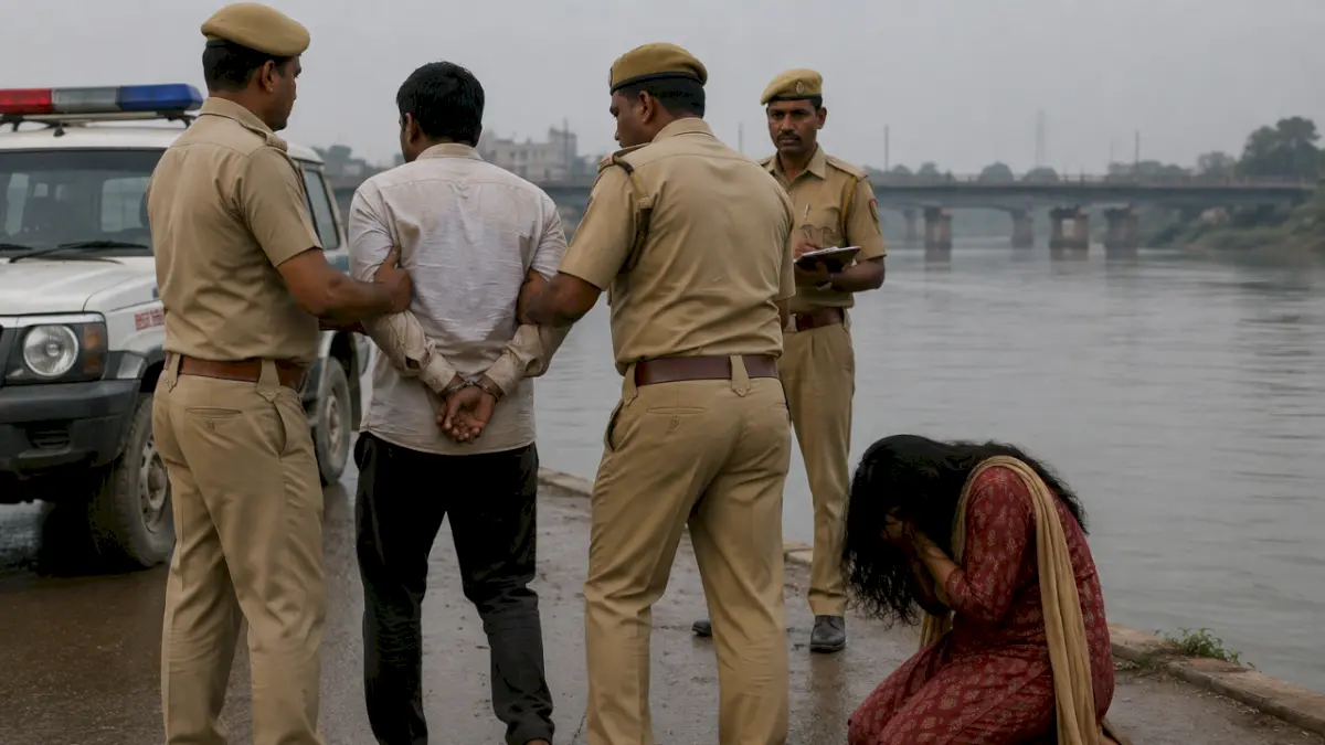 Agra father throws 11-month-old into Yamuna, arrested