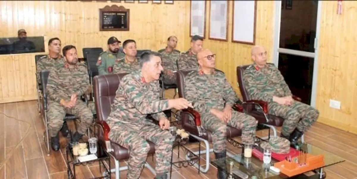 Northern Army Commander reviews Kashmir operational readiness