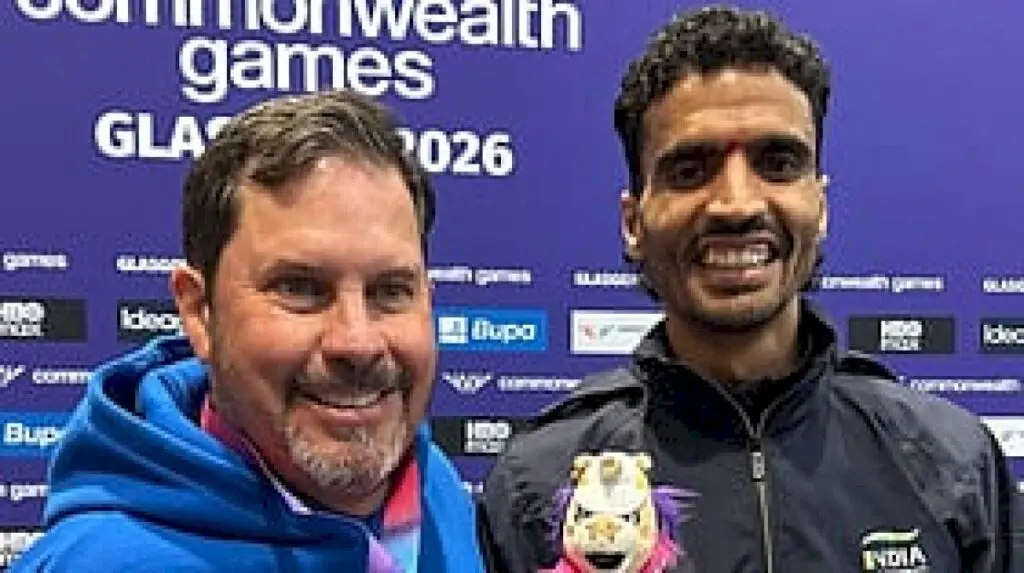 Gulveer Singh wins two CWG medals with coach Scott Simmons