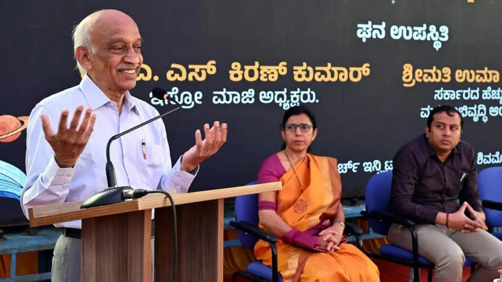 Former ISRO chief says space programme changed lives of common people
