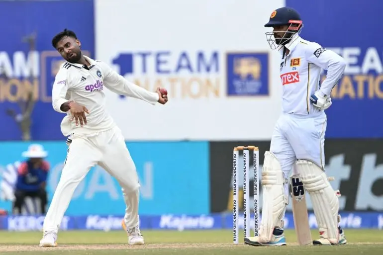 Manav Suthar takes 10 wickets as India beat Sri Lanka by 165 runs