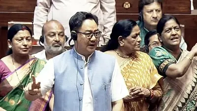 Rijiju says opposition 'running away' from Parliament debate