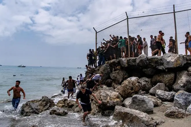 Morocco bolsters Ceuta border after online calls for new mass crossing