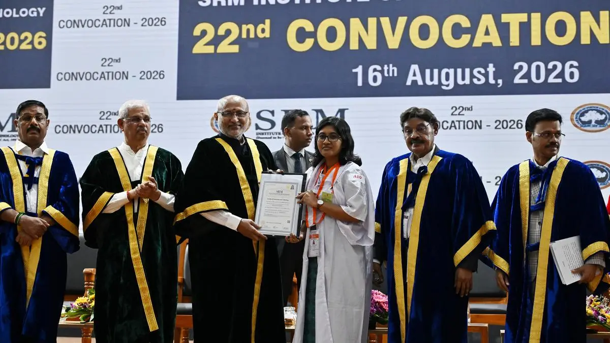 Research must serve society, says Vice-President at SRMIST