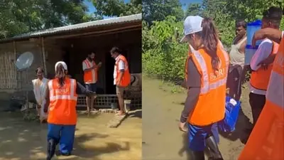 Bhumi Pednekar joins Randeep Hooda in Assam flood relief
