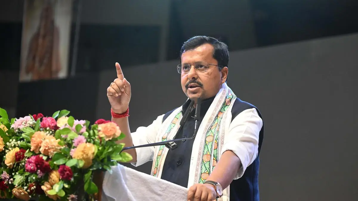 BJP chief Nabin says people will change mindset of those insulting Vande Mataram