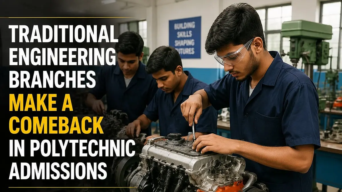 Traditional engineering branches lead polytechnic admissions in Maharashtra
