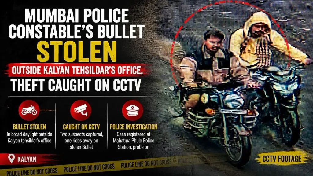 Mumbai police constable's Bullet stolen outside Kalyan tehsildar office