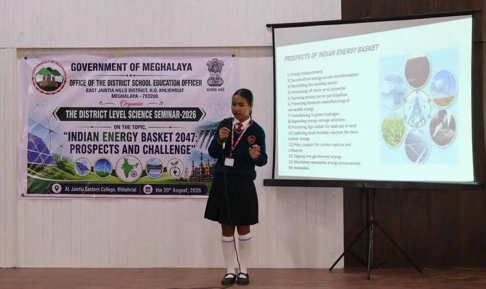 Science seminar in Khliehriat discusses India's energy basket 2047
