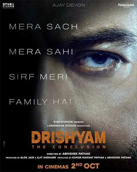 Drishyam 3 Hindi title reveals franchise ending, Ajay Devgn film set for 2026