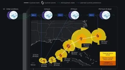 Google DeepMind's WeatherNext AI predicts cyclones up to 15 days ahead