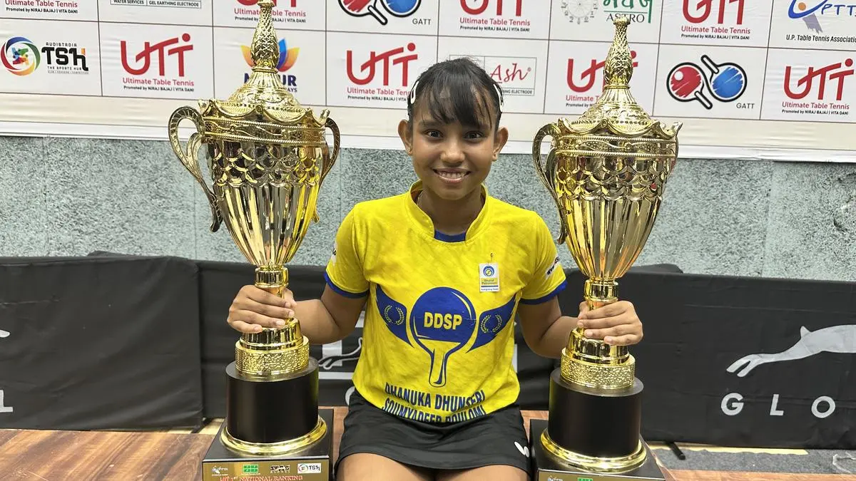 Syndrela Das wins double crown on 17th birthday at national ranking tournament
