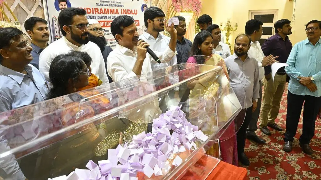Lucky draw for Indiramma Housing flats begins in four Hyderabad seats