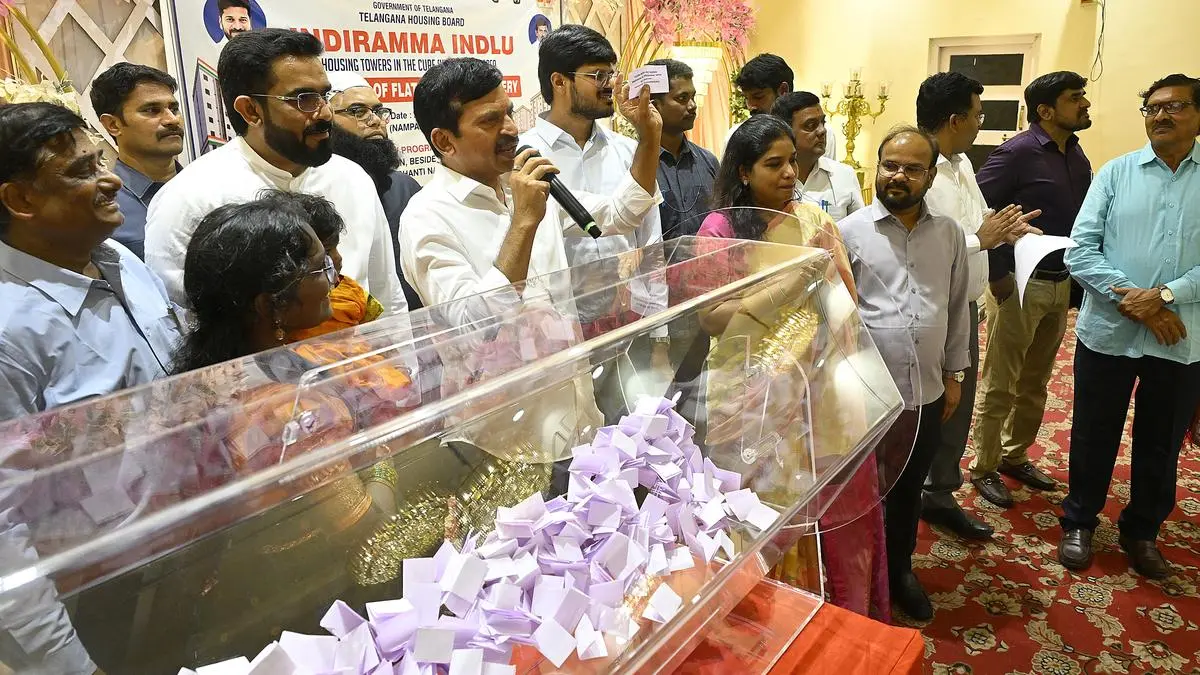 Lucky draw for Indiramma Housing flats begins in four Hyderabad seats