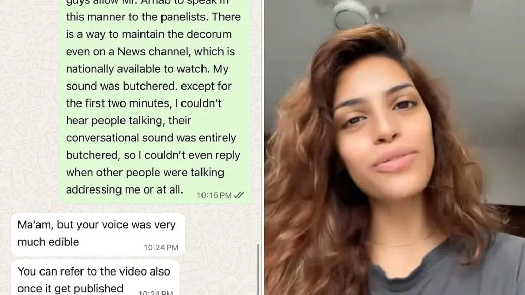 Mumbai model Rhiya Ahir says audio was 'butchered' in Arnab debate
