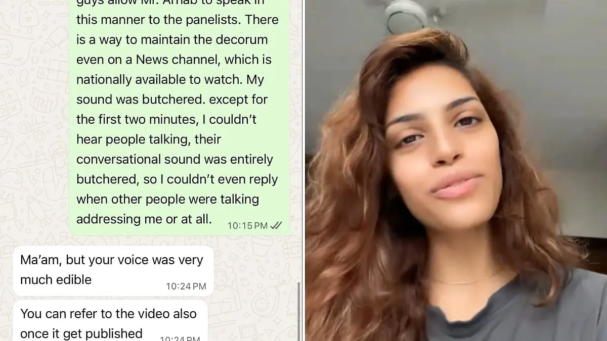 Mumbai model Rhiya Ahir says audio was 'butchered' in Arnab debate