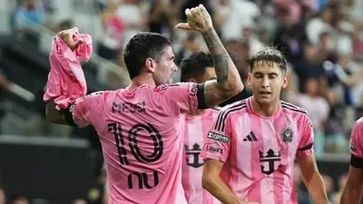 De Paul scores, wears Messi shirt in tribute